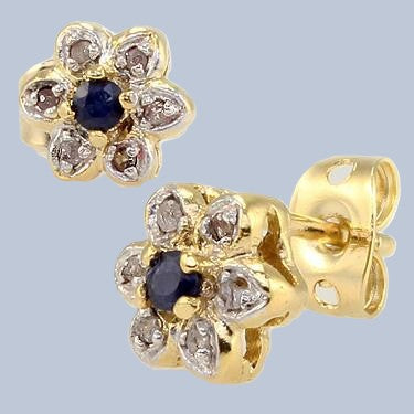 Stunning Black Onyx and Diamond Earrings