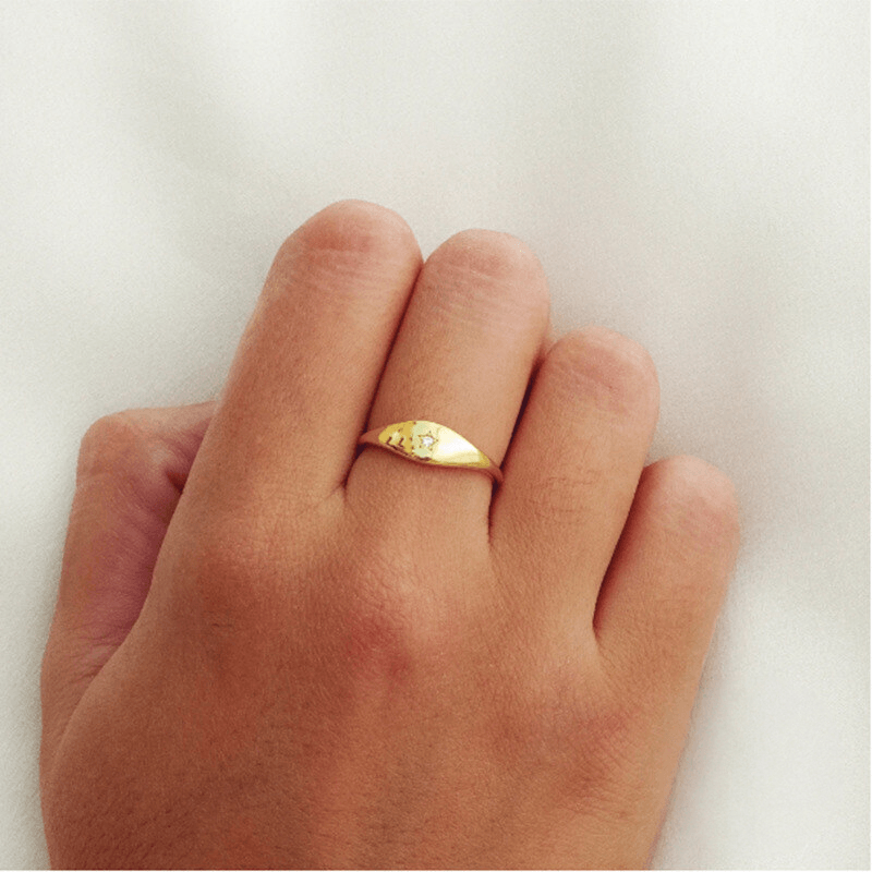 A27. 925 Sterling Silver Minimalist Smooth Heart Rings A Trendy And Creative Style Ring