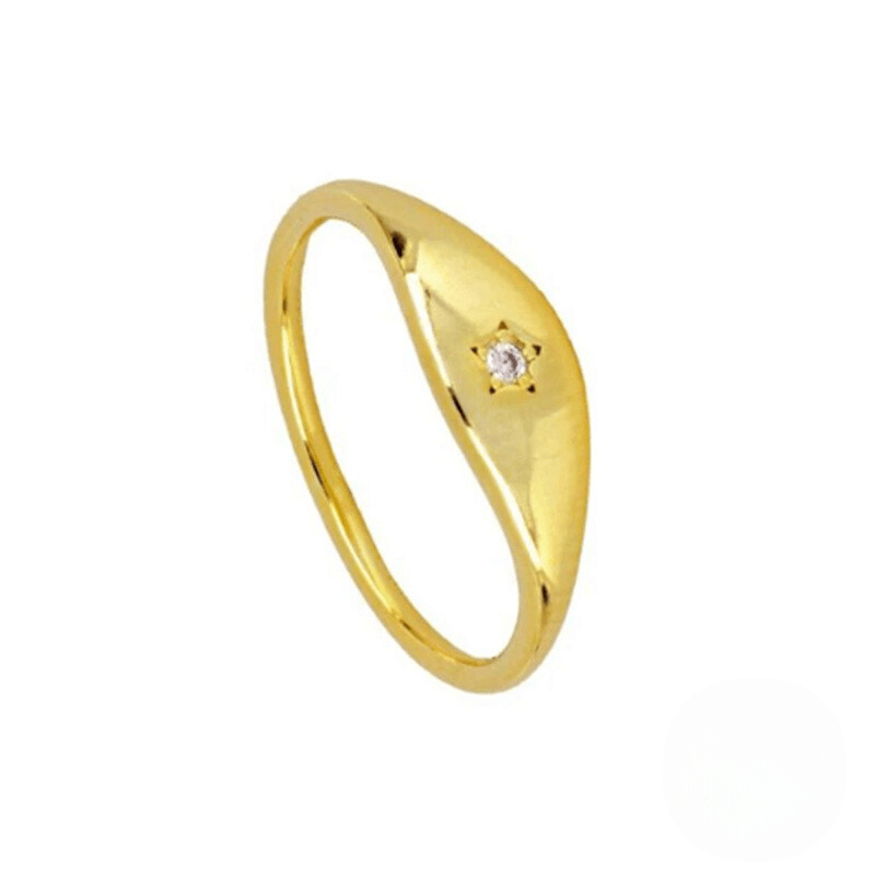 A27. 925 Sterling Silver Minimalist Smooth Heart Rings A Trendy And Creative Style Ring